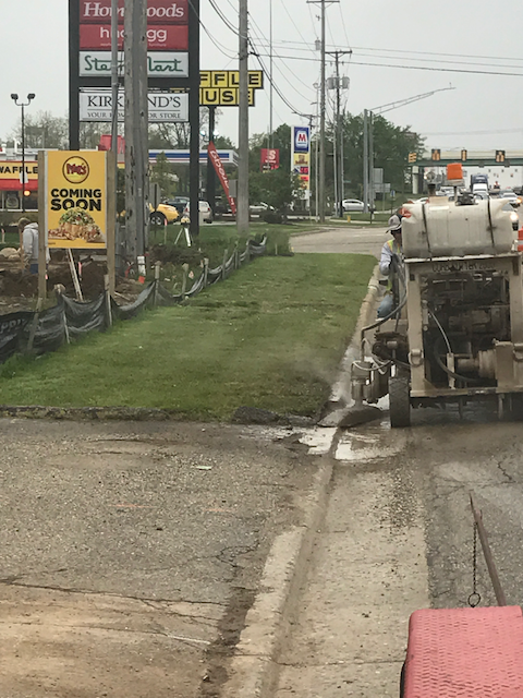 Brian Widening an Existing Entrance