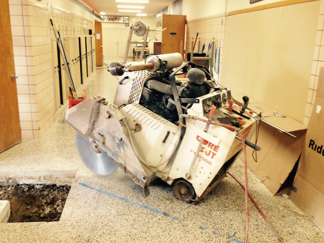 Interior Concrete Sawing